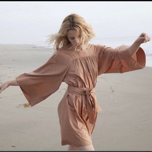 Doen XS Calder Dress & Belt in Adobe